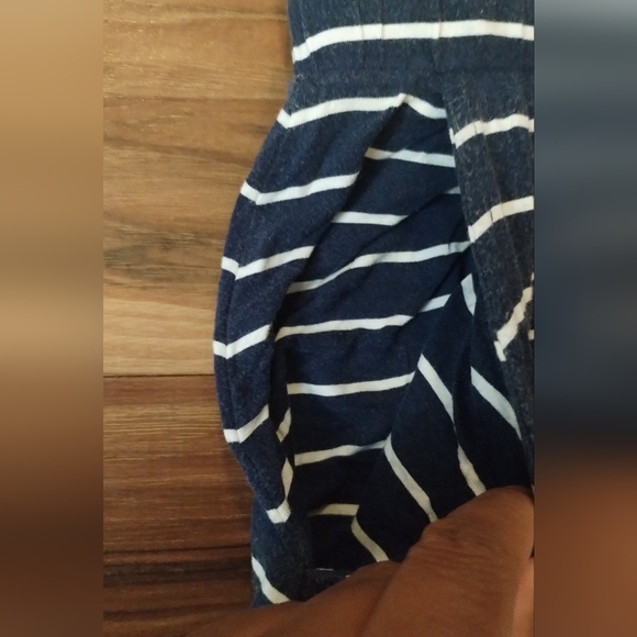 St. John's Bay Casual Striped Navy Blue & White Drawing String Pencil Skirts - Picture 5 of 9